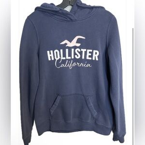 Hollister Navy Blue Women’s Hoodie Size Medium